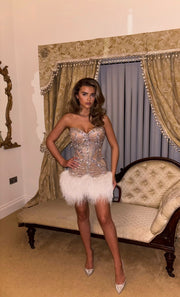 BRIDIE Diamond Stud  Dress Next Day Delivery Available)