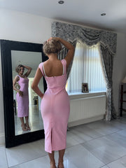 MELISSA Baby Pink Bandage dress (Next Day Delivery Available )